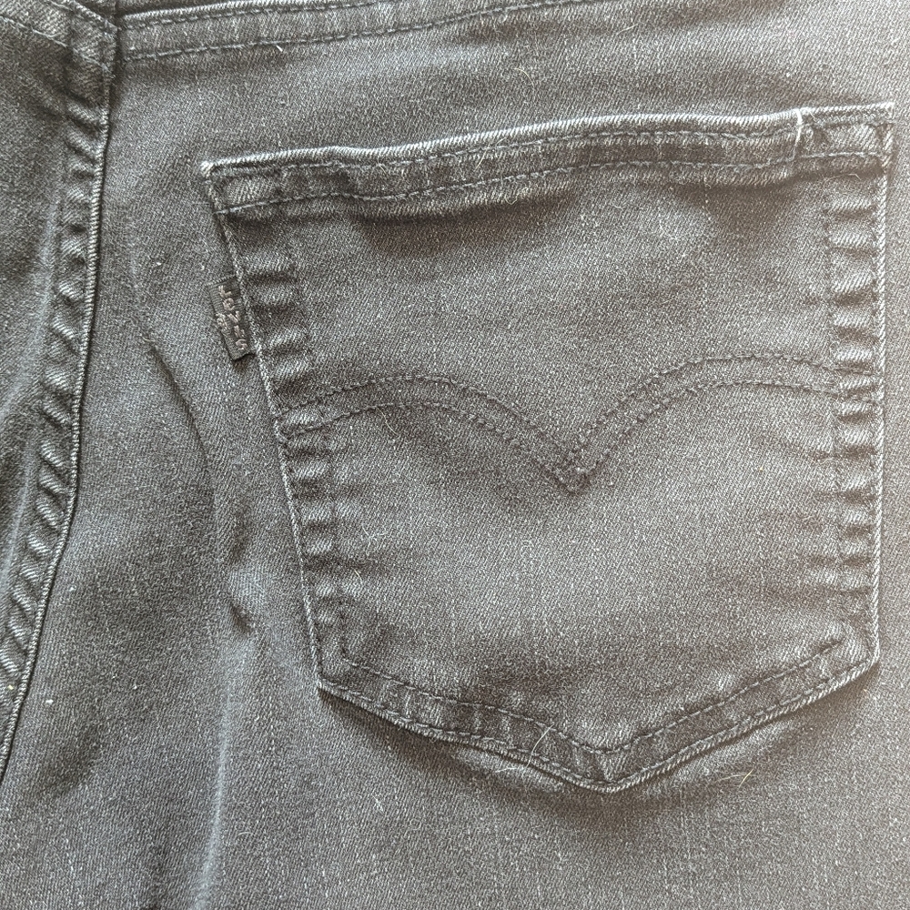 Levi's 720 High-Rise Super Skinny Jeans Black Women's 31 - Picture 11 of 12